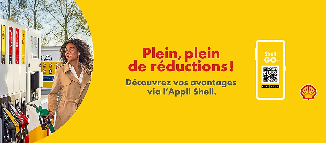 Profitez de réductions avec Shell GO+