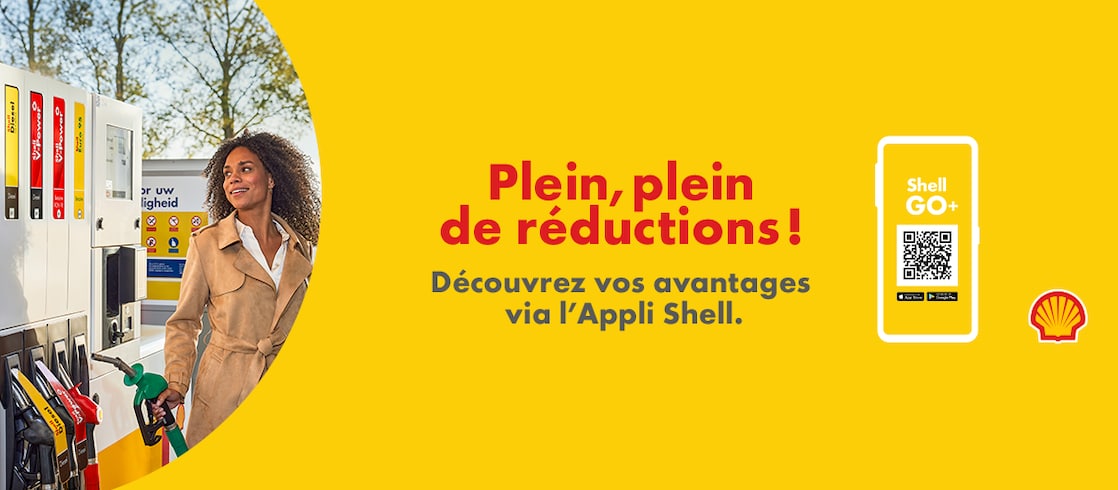 Profitez de réductions avec Shell GO+