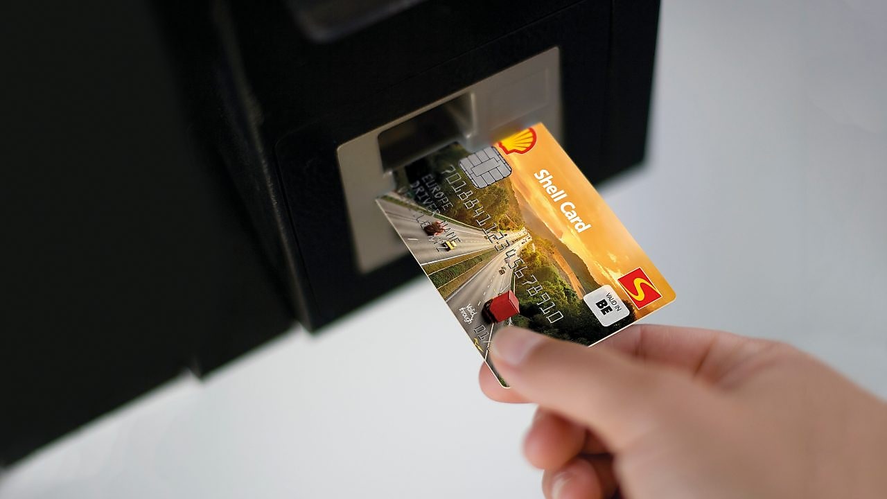Carte carburant et de recharge Shell