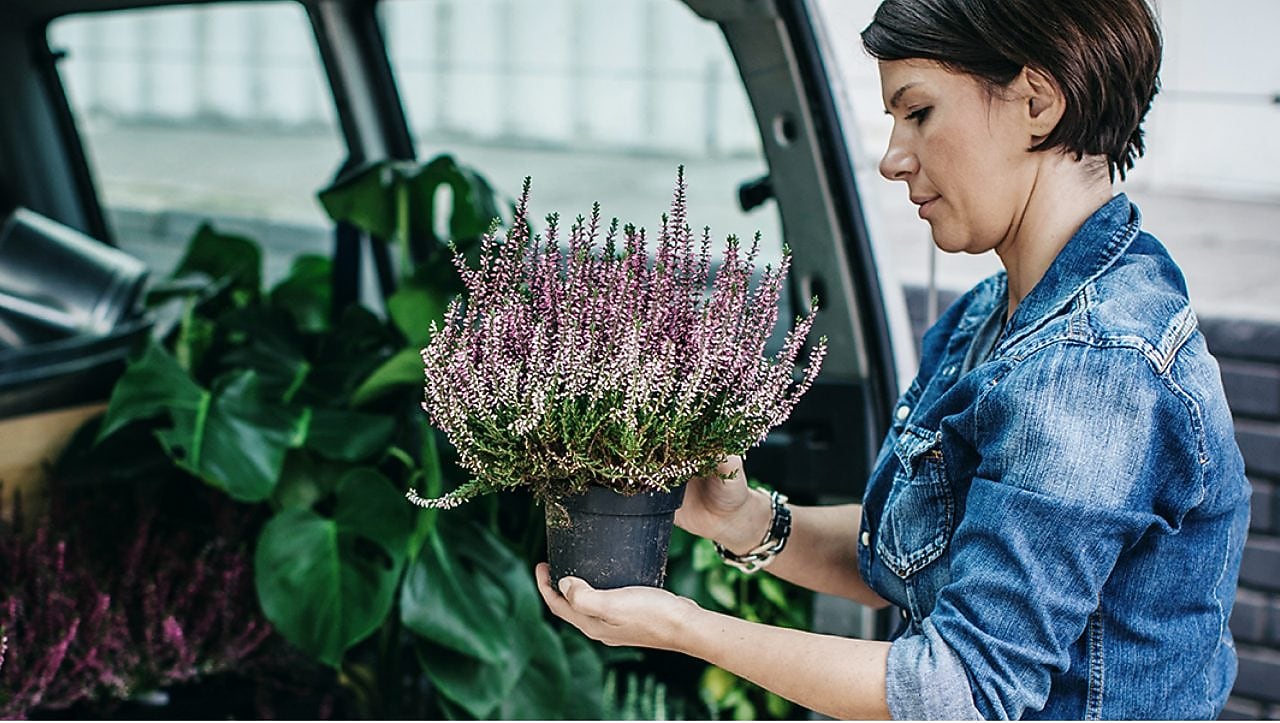 Femme utilisant son téléphone