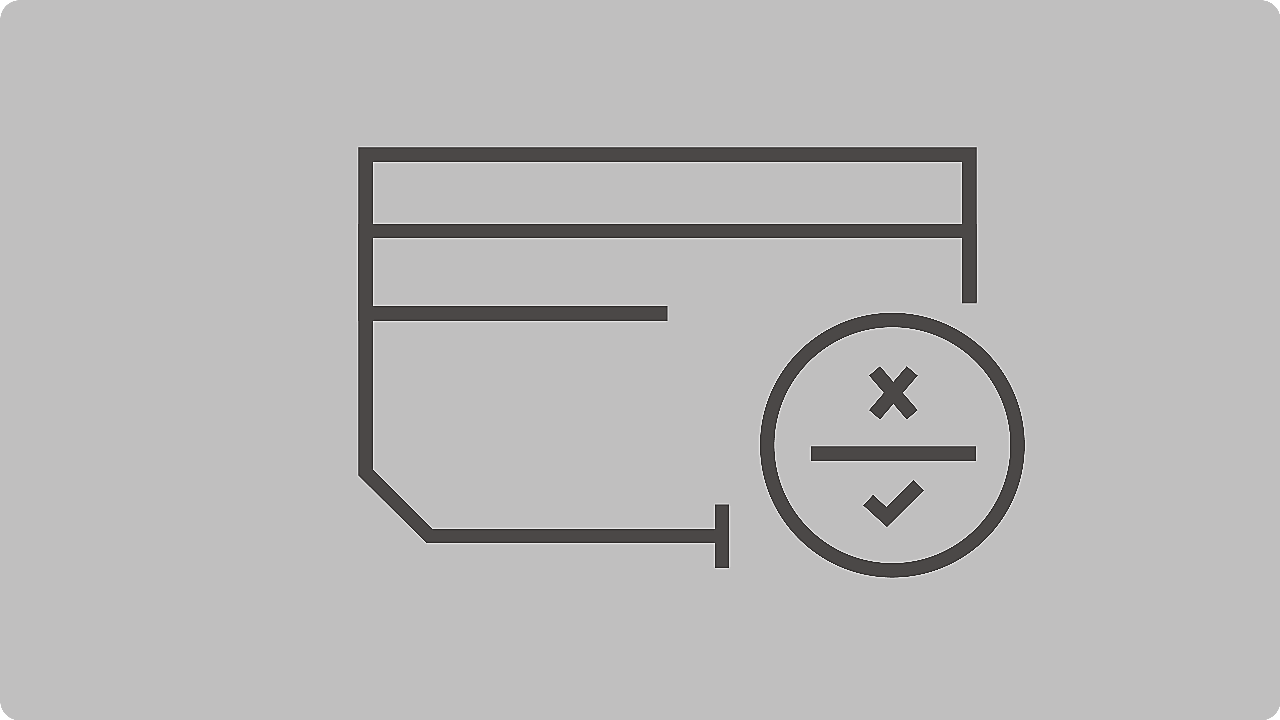 Carte avec icône de coche