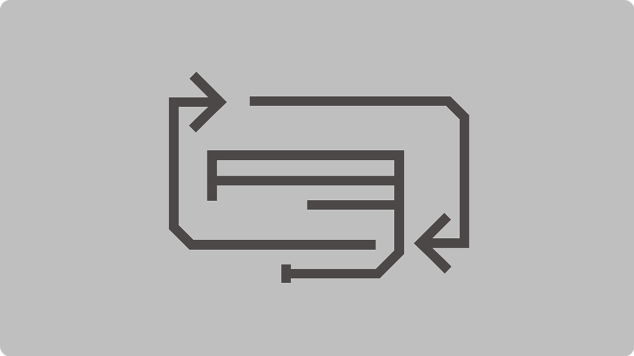 Carte avec icône de flèches