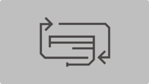 Carte avec icône de flèches