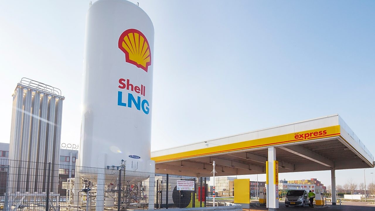 Shell Liquefied Natural Gas (LNG) station