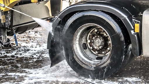 Truck washing