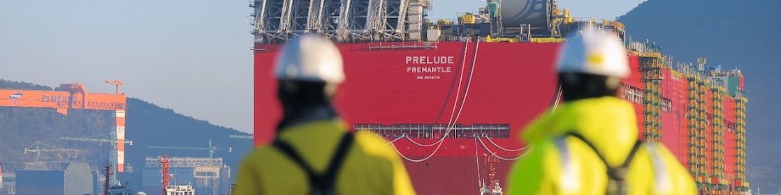 Voyage inaugural du Prelude&nbsp;: mise à l'eau de l'énorme coque de l'installation