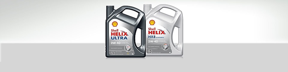 Gamme d'huiles Shell Helix 100 % synthèse
