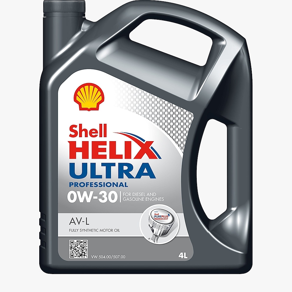Packshot de Shell Helix Ultra AV L 0W-30