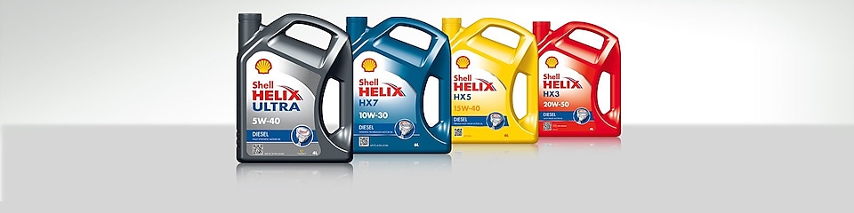 Gamme d'huiles Shell Helix Diesel